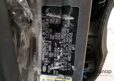 2013 Kia Soul + из США, поврежденный, VIN KNDJT2A61D7581435